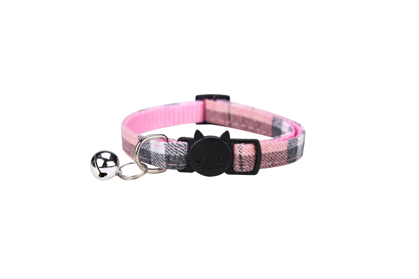 British Plaid Cat Collar with Anti-Rust Bell