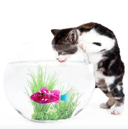 LED Pet Fish Cat Toy