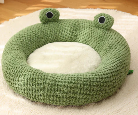 Small Frog Series Pet Bed for Cats and Dogs (Single)