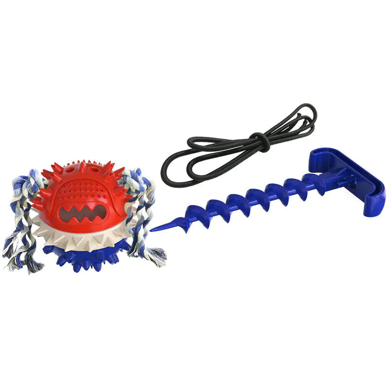 Dog Teething Bite Resistant Outdoor Rope Ball Toy