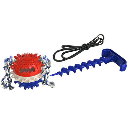 Dog Teething Bite Resistant Outdoor Rope Ball Toy