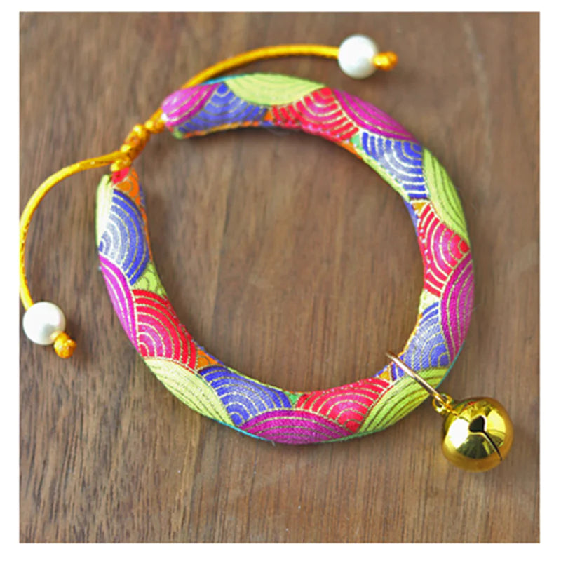 Cat Collar with Bell Ornament
