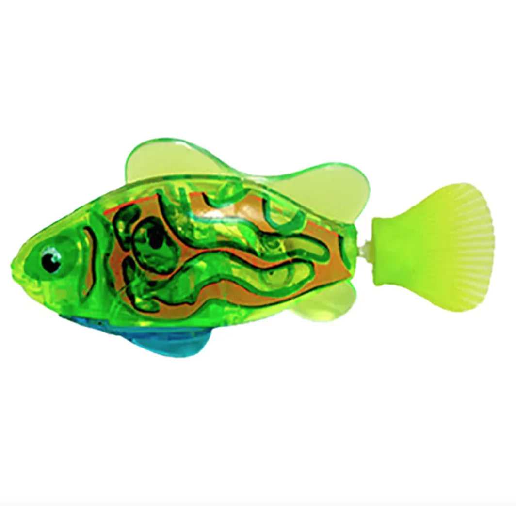 LED Pet Fish Cat Toy