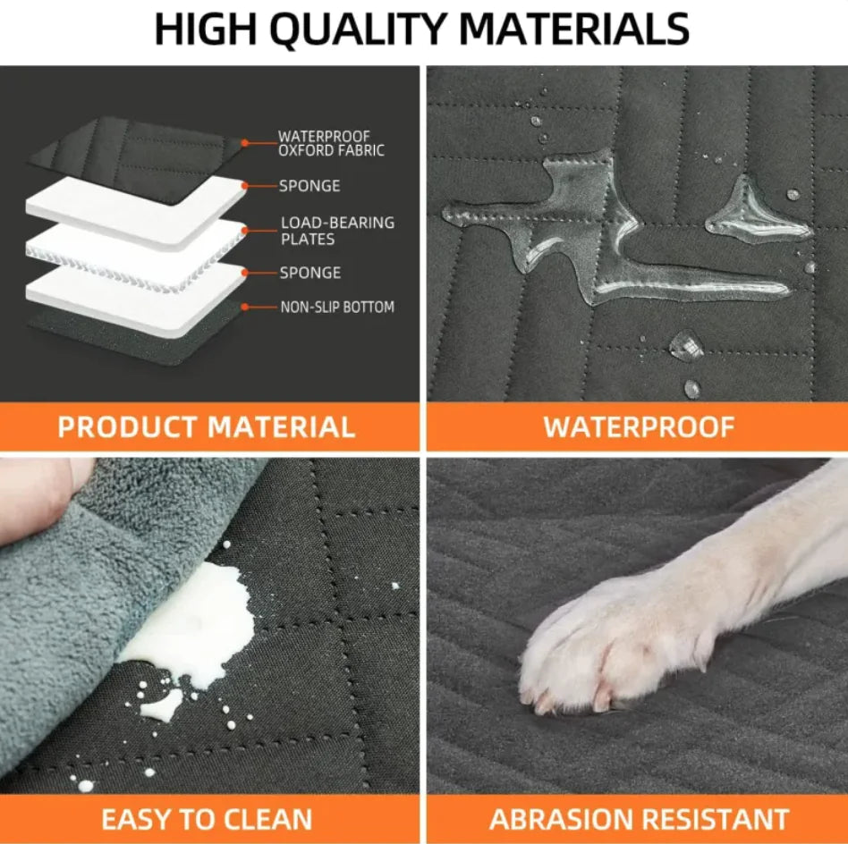 Waterproof Car Pet Bed Cushion