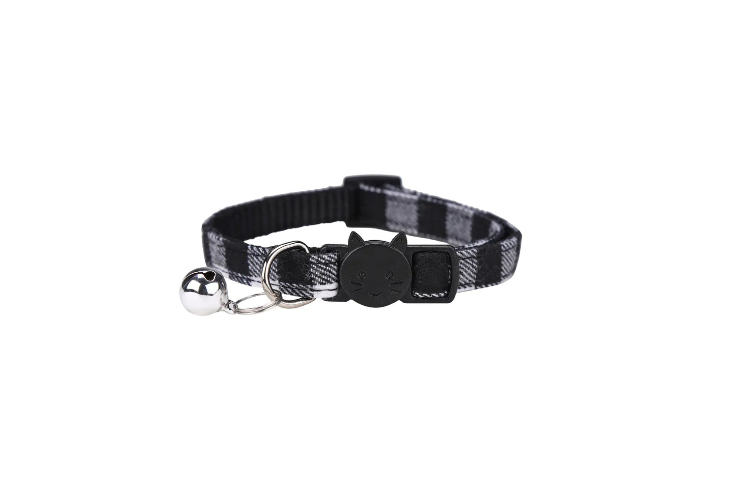 British Plaid Cat Collar with Anti-Rust Bell