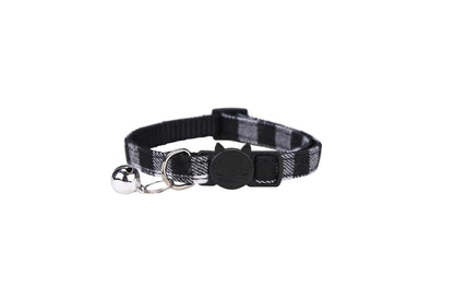 British Plaid Cat Collar with Anti-Rust Bell