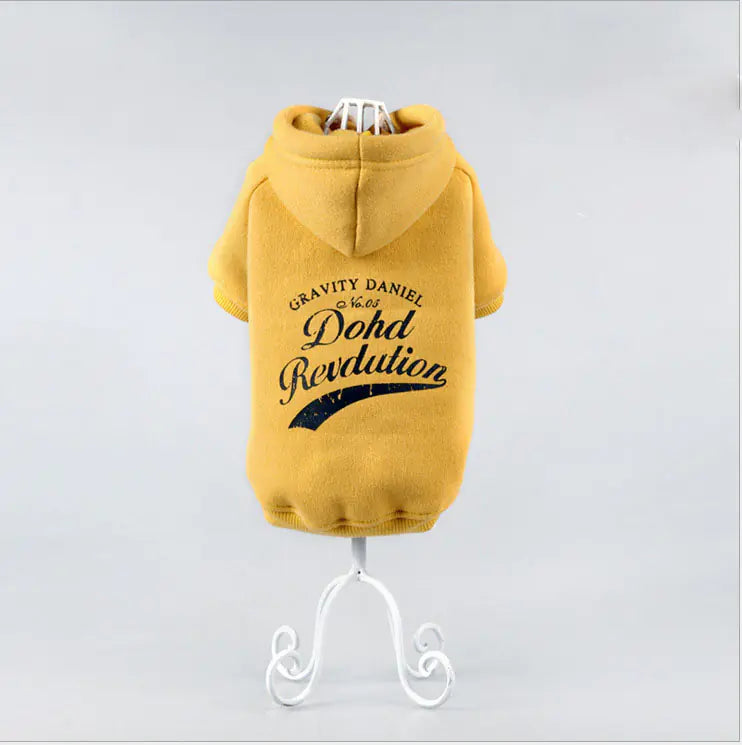 Autumn Winter Dog Sweater with Pattern Design