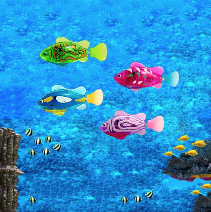 LED Pet Fish Cat Toy