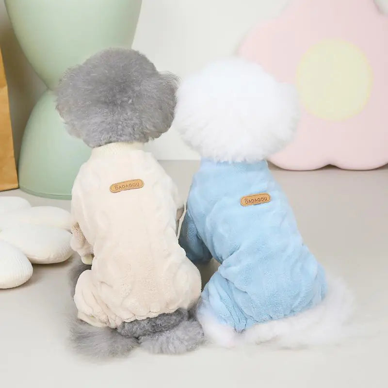 Four-Leg Cotton Jacket for Cats and Dogs (Autumn/Winter)