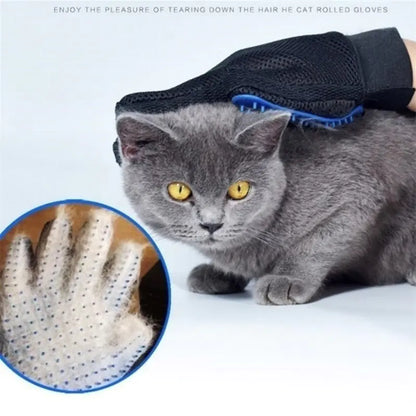 Pet Grooming Gloves for Cats and Dogs Cleaning Supplies