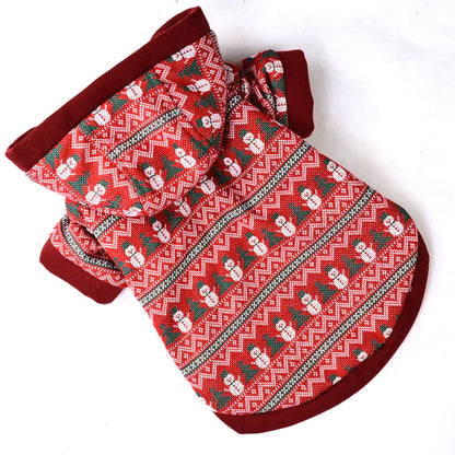 Knitted Wool Christmas Series Dog Coat